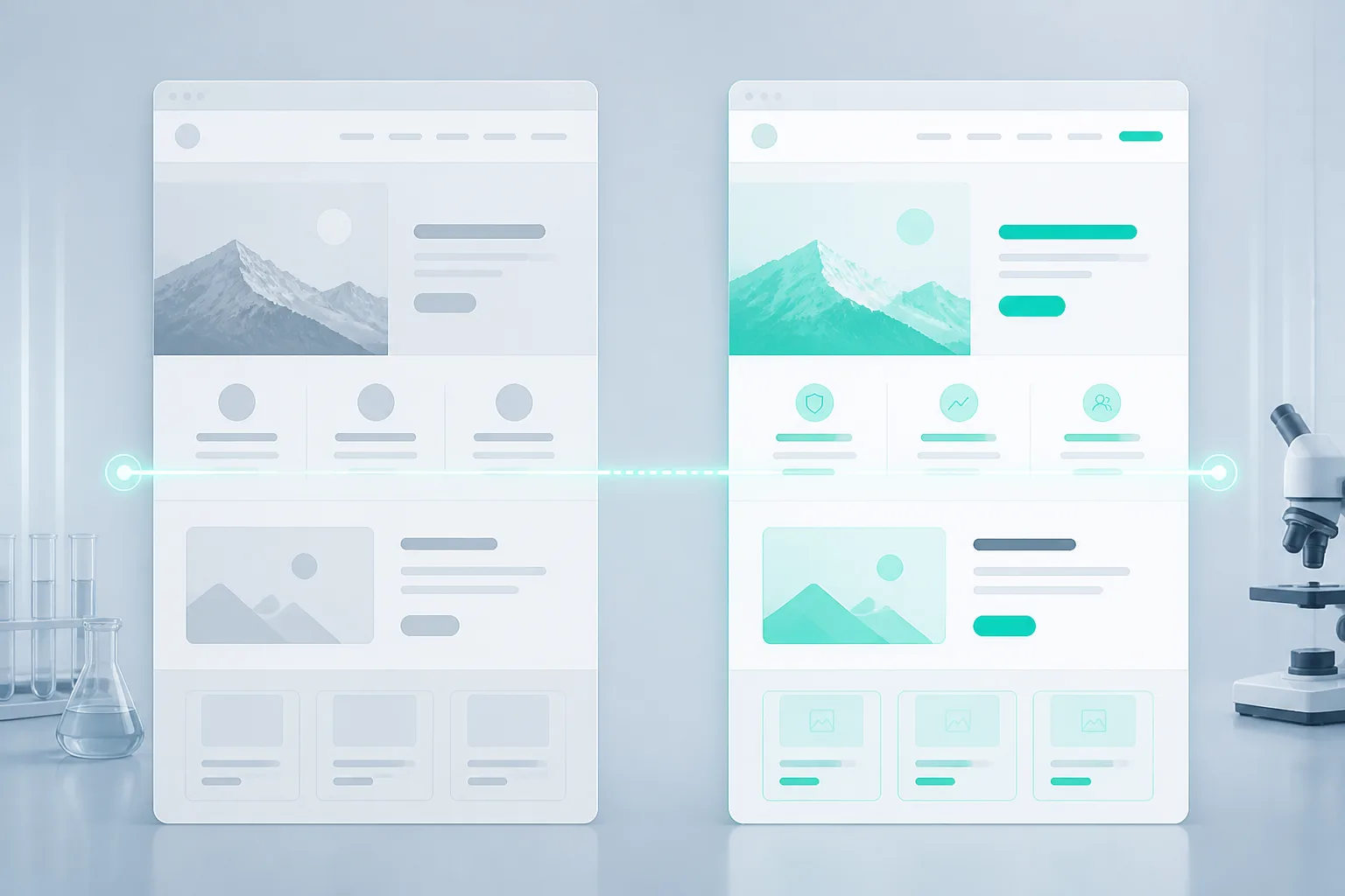 Change monitoring visual
